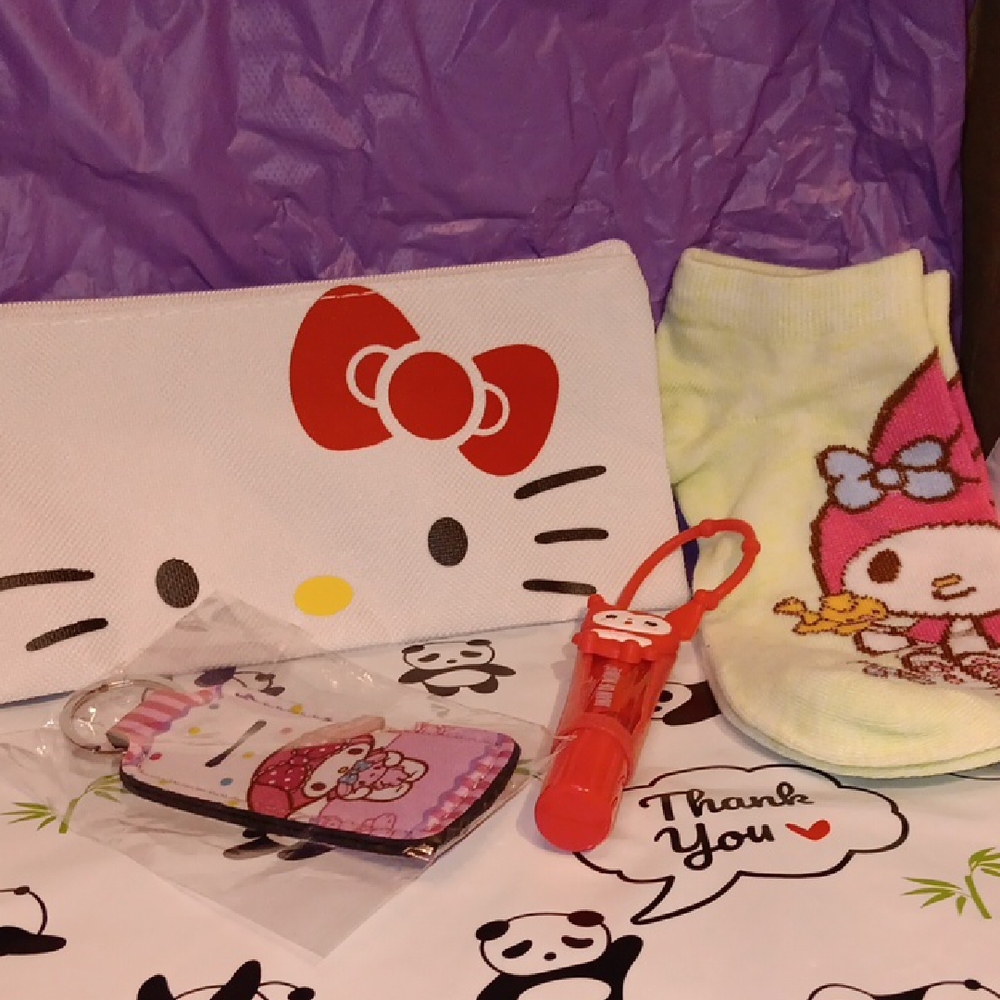 Hello Kitty Red and White Accessory Set